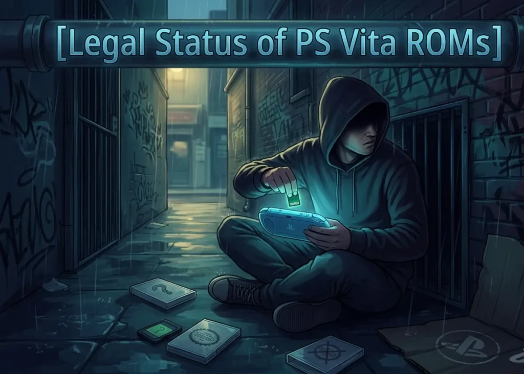legal status of ps vita roms