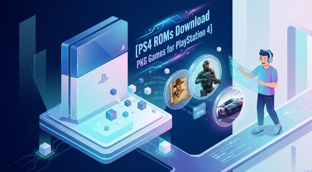 PS4 ROMs Download PKG Games for PlayStation 4