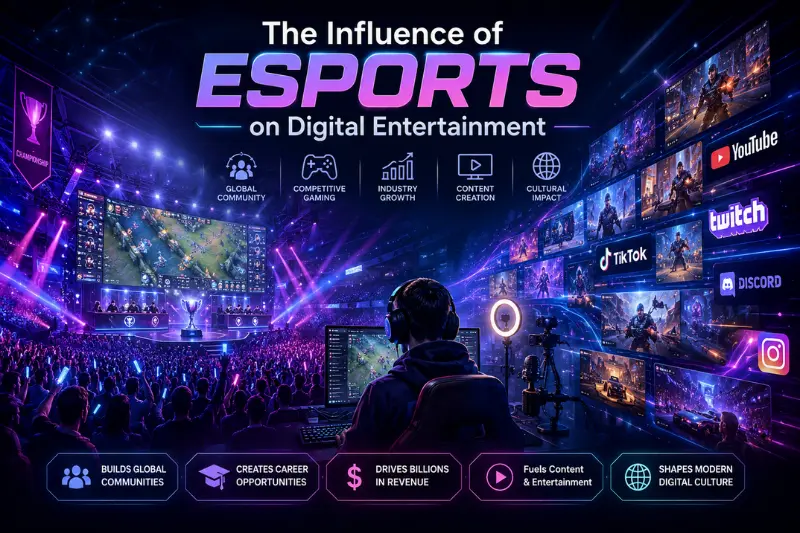 the influence of esports on digital entertainment