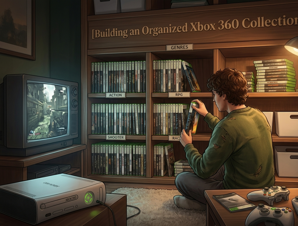 building an organized xbox 360 collection