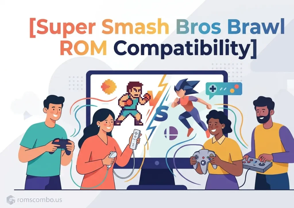 super smash bros brawl rom compatibility