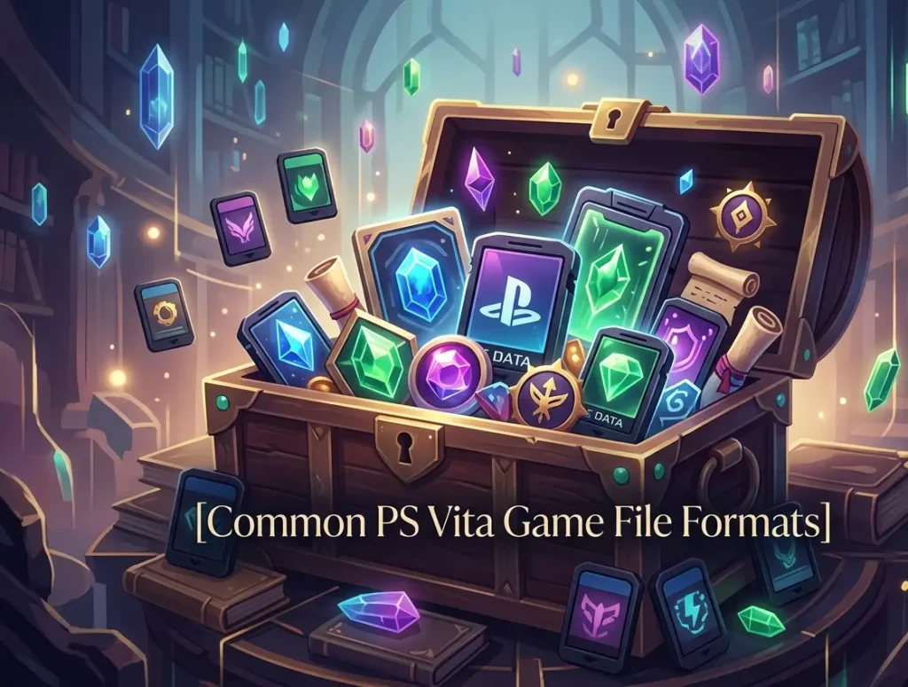 common ps vita game file formats