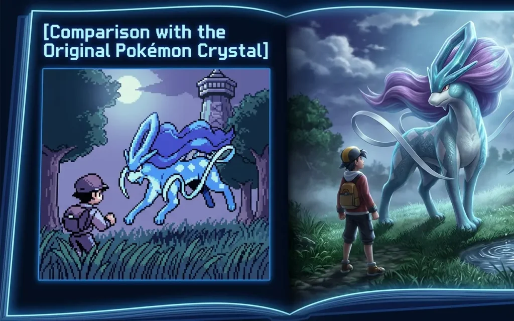 comparison with the original pokémon crystal