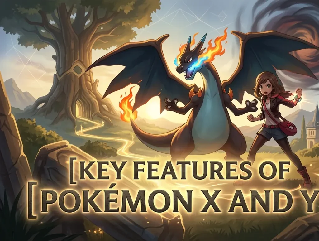 key features of pokémon x and y