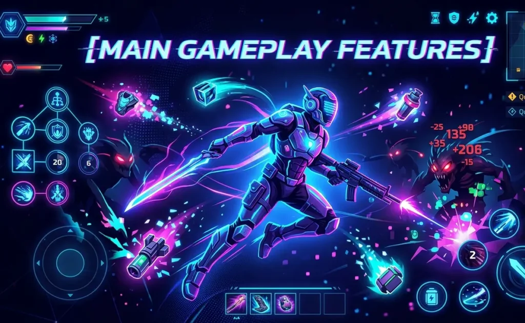 main gameplay features