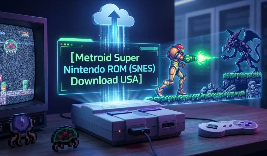 Metroid Super Nintendo ROM (SNES) Download USA