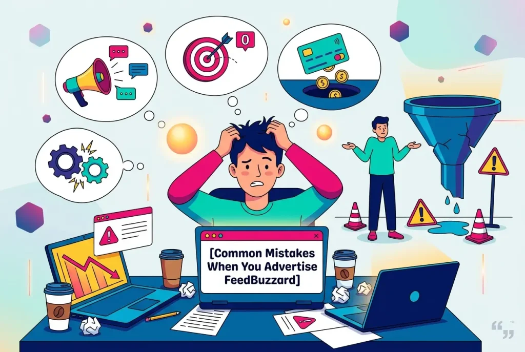 common mistakes when you advertise feedbuzzard