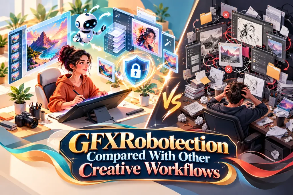 gfxrobotection compared with other creative workflows