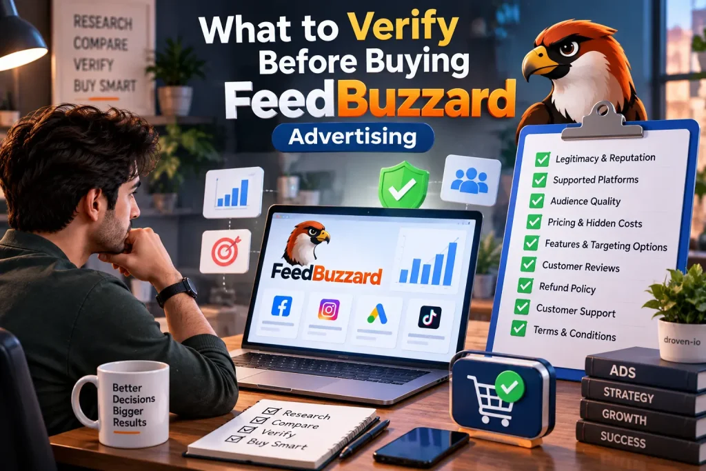 what to verify before buying feedbuzzard advertising